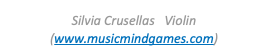 Silvia Crusellas Violin (www.musicmindgames.com)